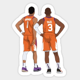 Devin Booker & Chris Paul Phoenix Basketball Sticker